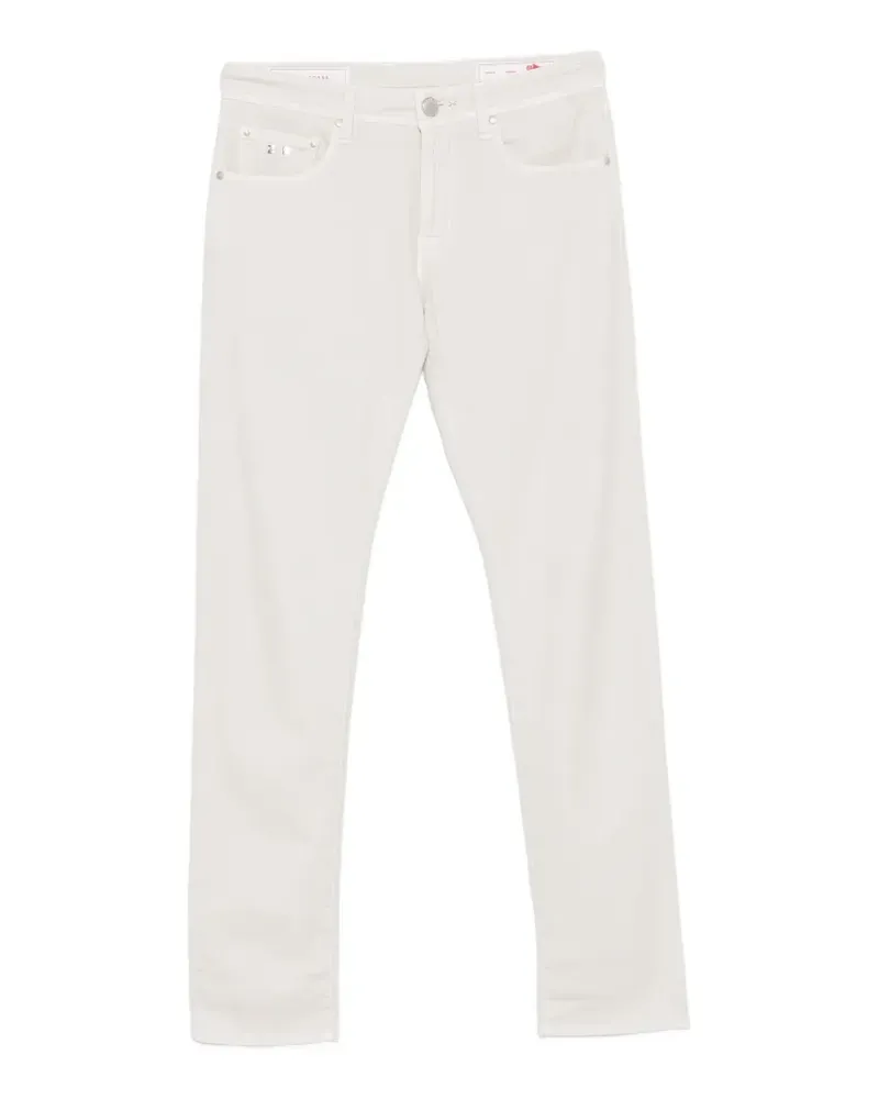 Tramarossa Michelangelo logo-plaque trousers - Nude Nude