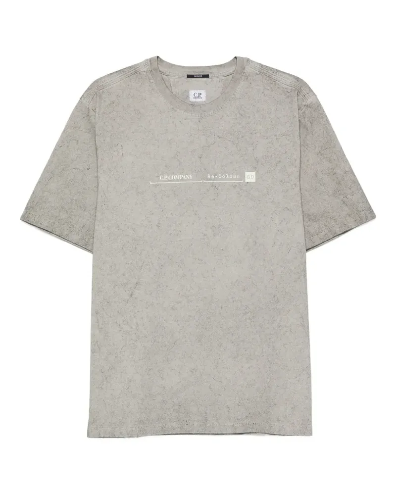 C.P. Company T-Shirt mit Logo-Print - Grau Grau