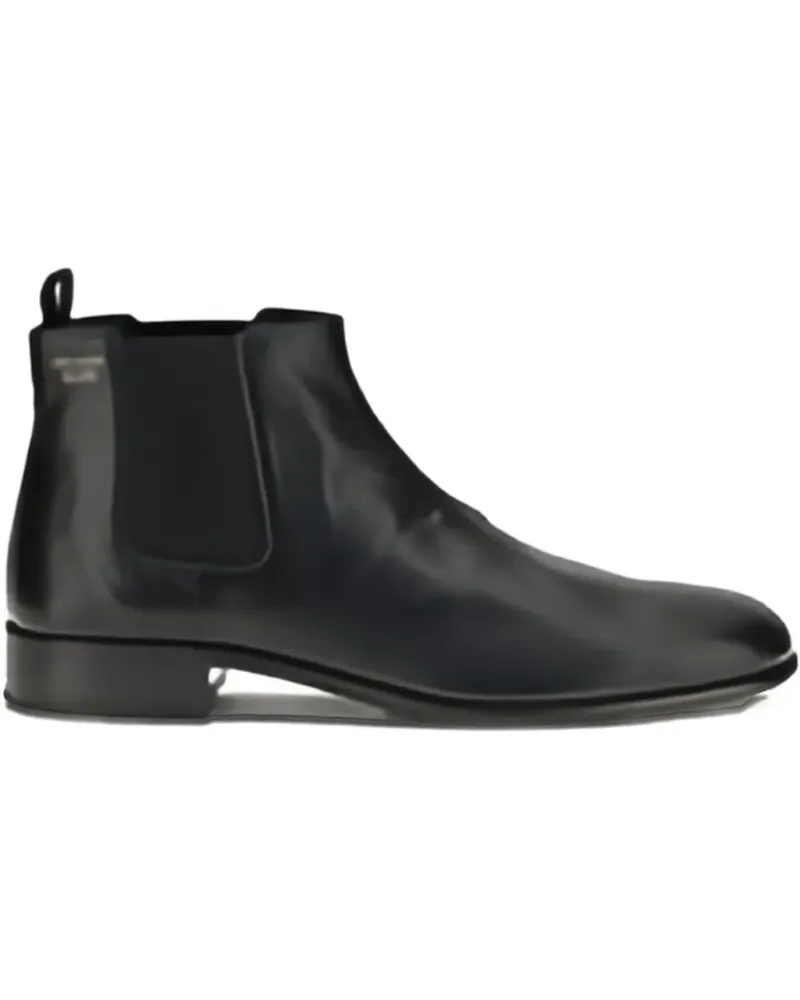 Prada pull-tab ankle boot - Schwarz Schwarz
