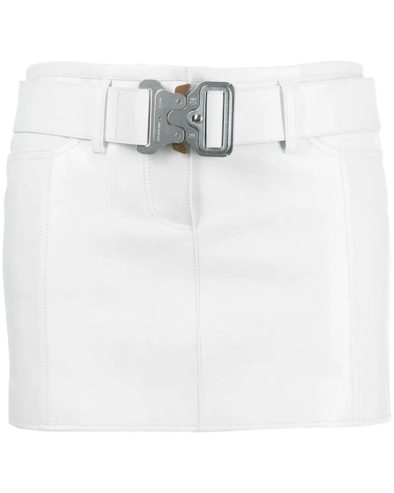 1017 ALYX 9SM Minirock mit Gürtel - Weiß Weiß