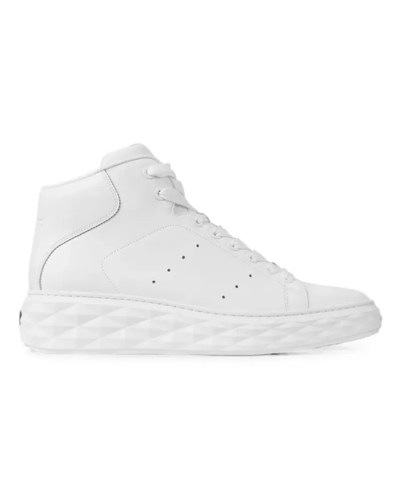 Jimmy Choo Diamond Maxi Hi Sneakers - Weiß Weiß