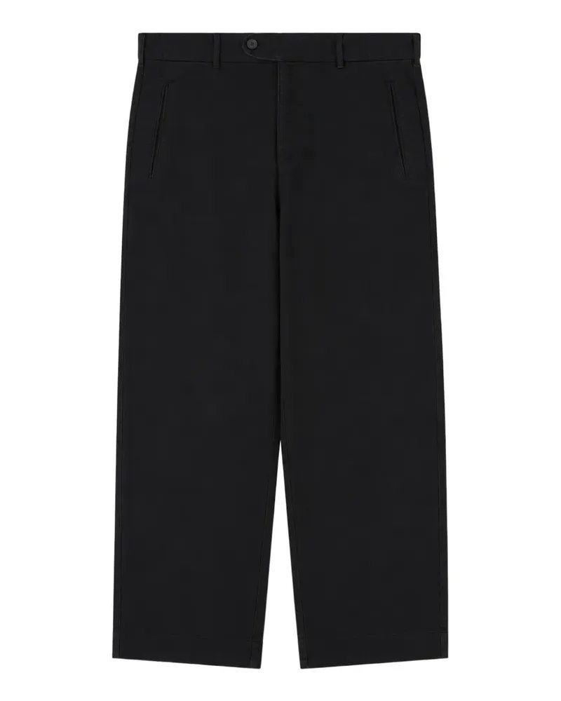 HUGO BOSS Hose mit geradem Bein - Schwarz Schwarz