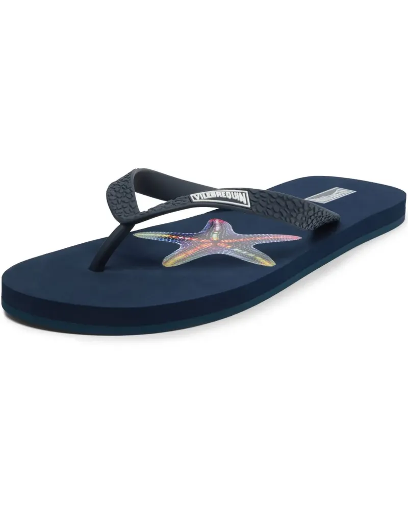 Vilebrequin VBQ Line Flip-Flops - Blau Blau