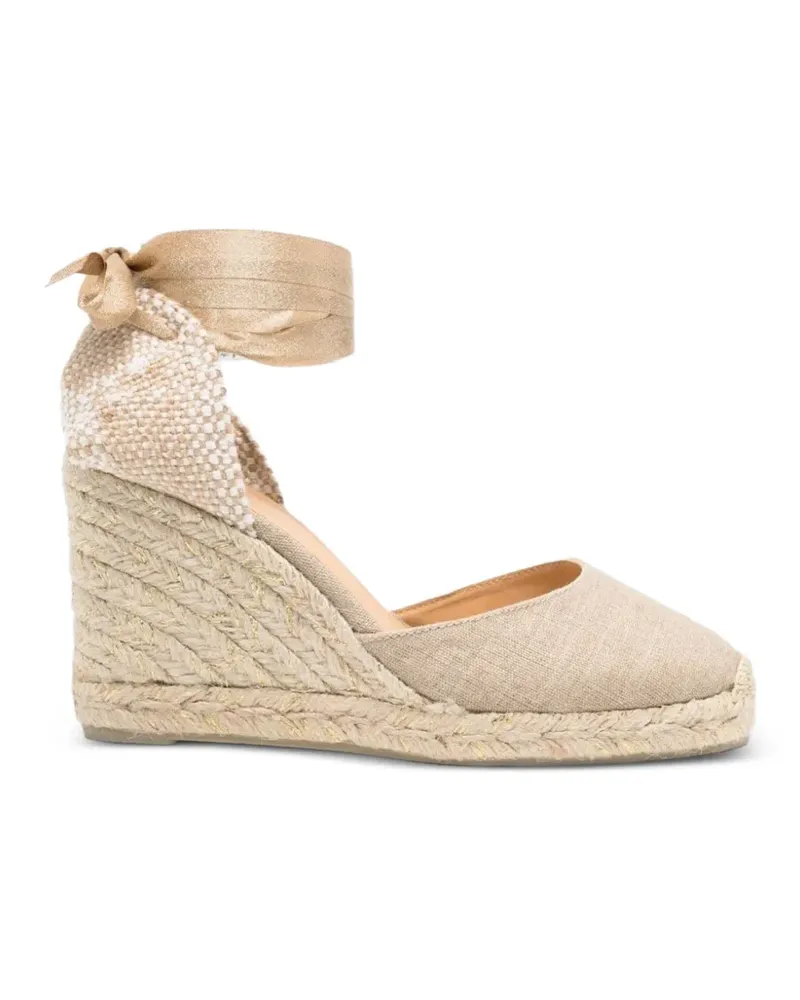Castañer Carina Espadrilles mit Wedge - Nude Nude