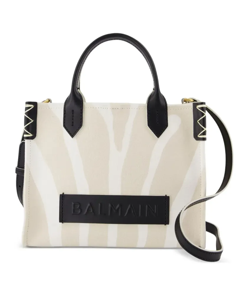 Balmain Kleine B-Army Schultertasche - Nude Nude