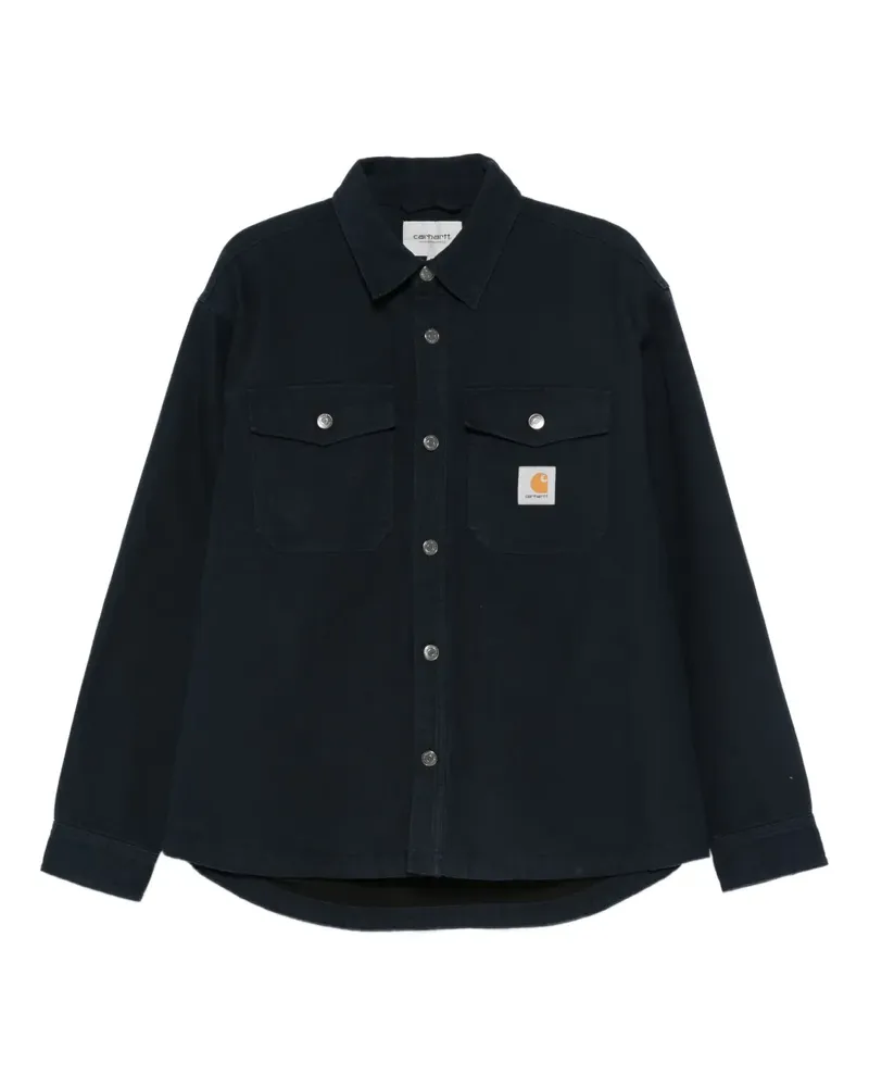 Carhartt WIP Klassische Hemdjacke - Blau Blau