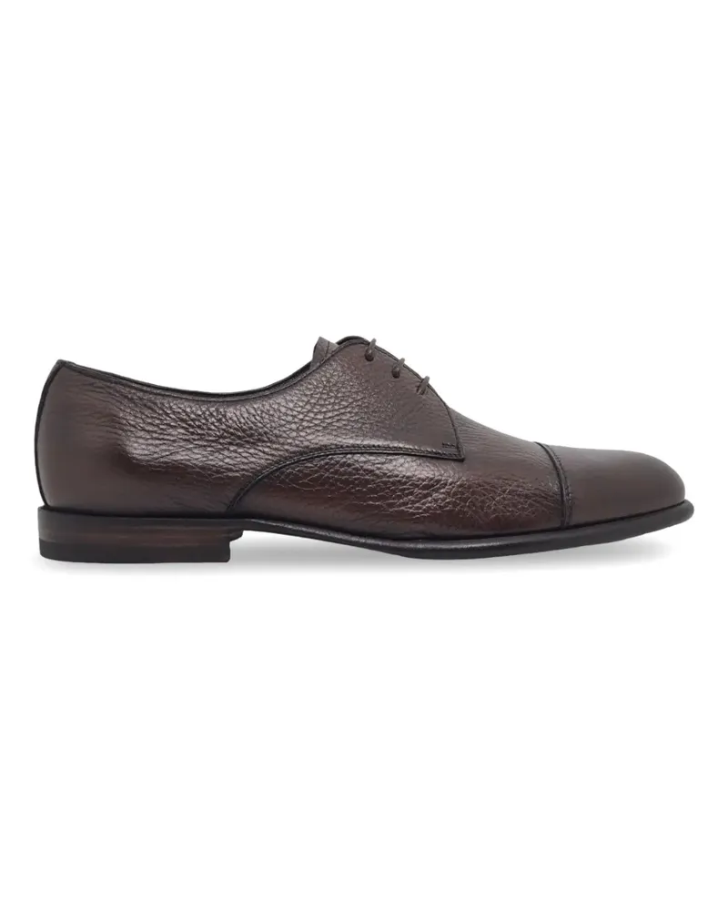 Barrett textured cap-toe derby shoes - Braun Braun