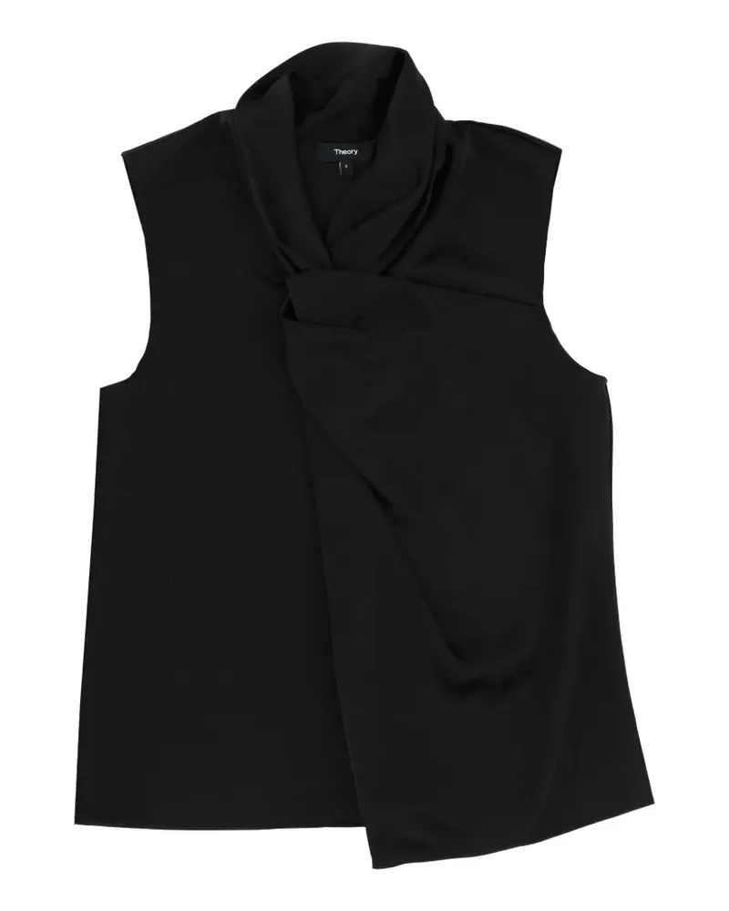 Theory twisted sleeveless top - Schwarz Schwarz