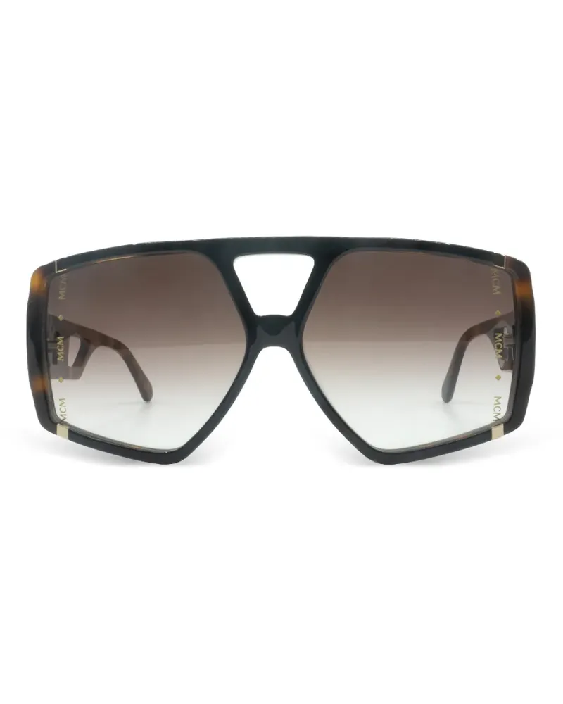 MCM geometric-frame sunglasses - Schwarz Schwarz