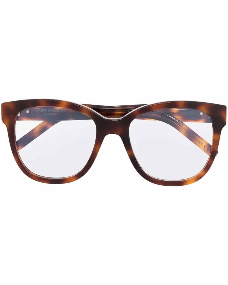 Saint Laurent Brille in Schildpattoptik - Braun Braun