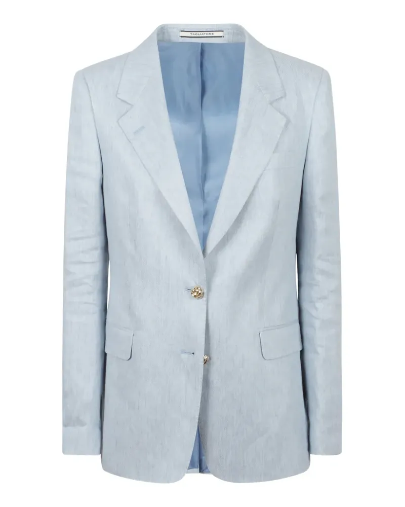 Tagliatore peak-lapel blazer - Blau Blau