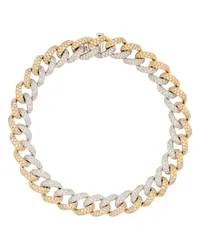 SHAY 18kt Goldarmband mit Diamanten-Pavé Silber