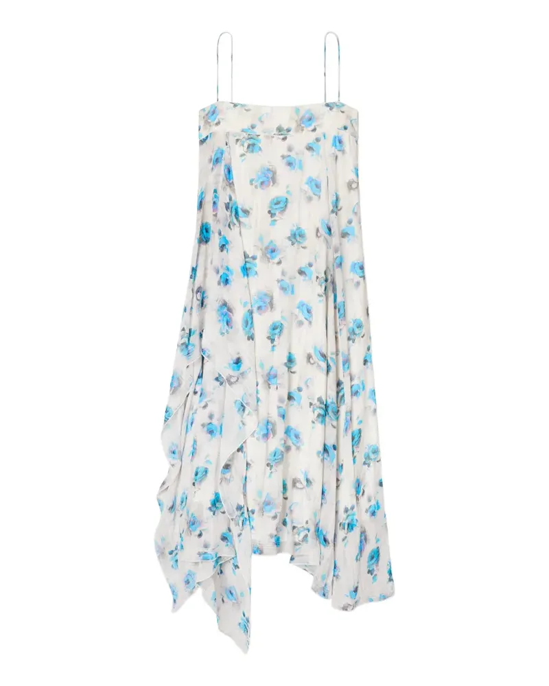 Tory Burch printed silk dress - Nude Nude