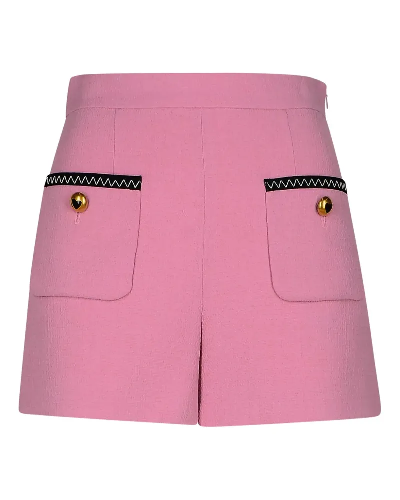 Moschino Shorts mit aufgesetzten Taschen - Rosa Rosa