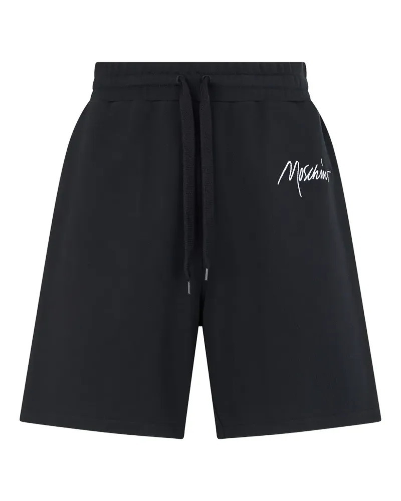 Moschino logo-detail drawstring shorts - Schwarz Schwarz