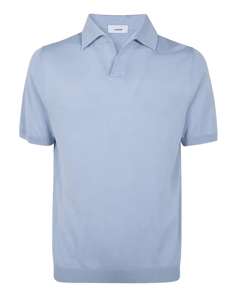 LARDINI Poloshirt mit kurzen Ärmeln - Blau Blau