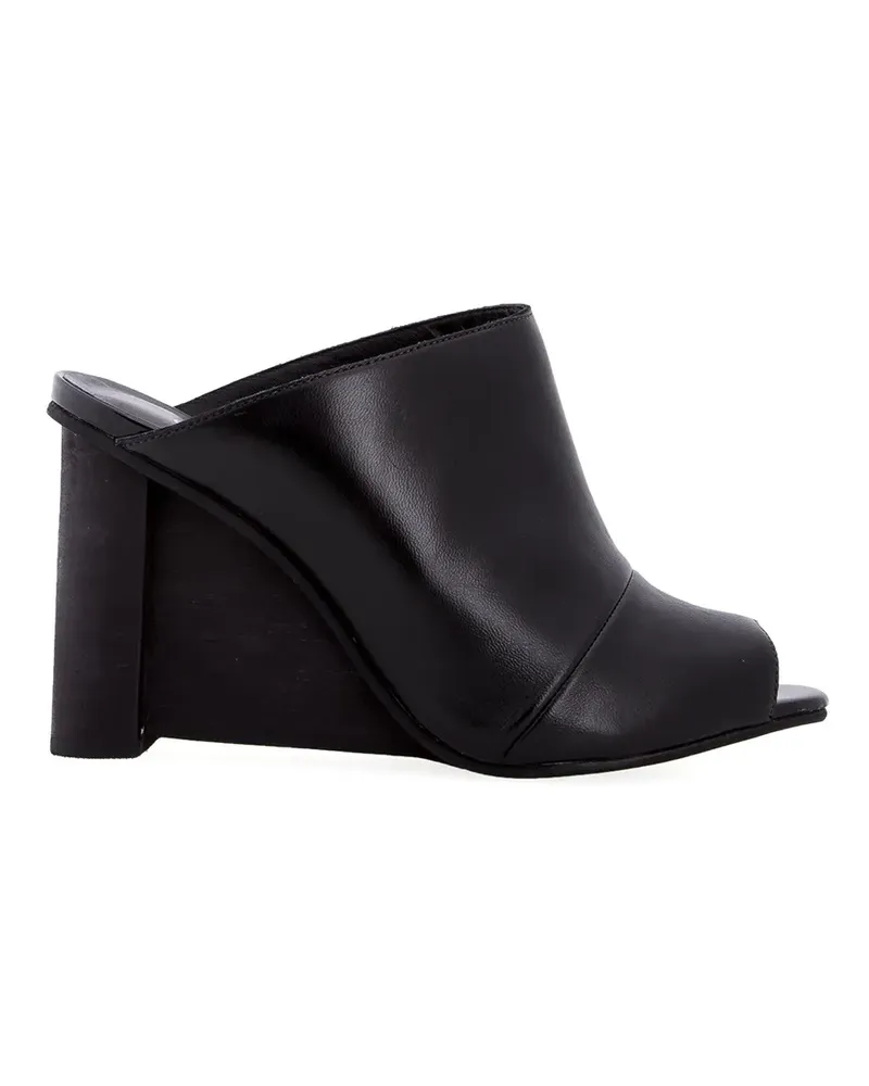 Sarah Chofakian wedge mules - Schwarz Schwarz