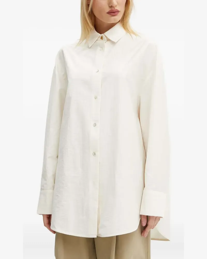 AERON triangle-button shirt - Nude Nude