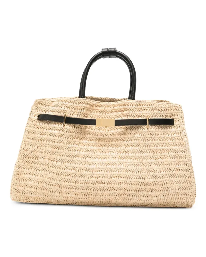 DeMELLIER Gewebter Hudson Tote Bag - Nude Nude