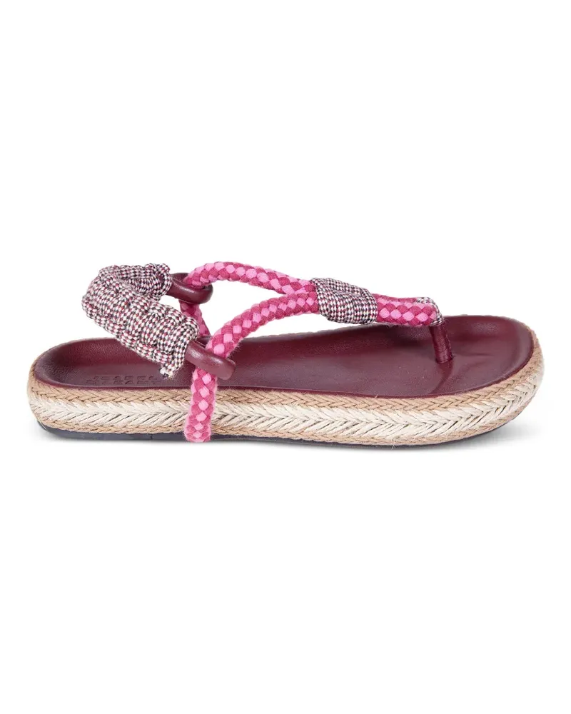 Isabel Marant Sandalen mit Flechtmuster - Rosa Rosa