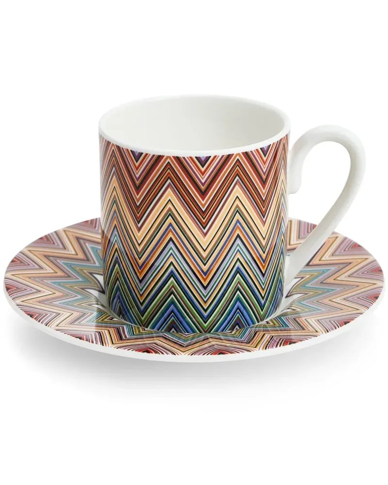 Missoni Home Zig Zag Jarris Kaffeetassen-Set - Rot Rot