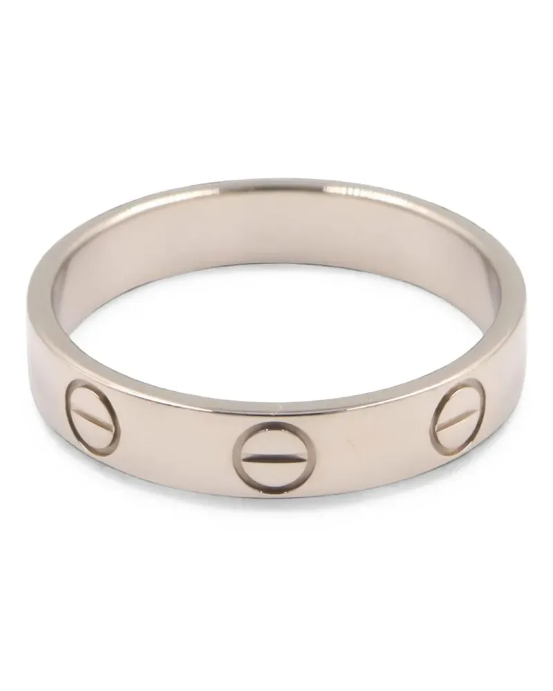 Cartier 2010s mini Love Ring - Silber Silber