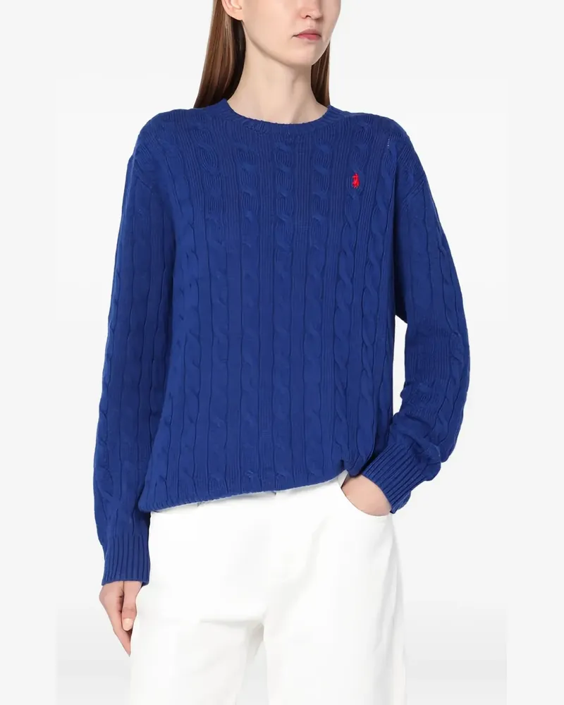 Ralph Lauren Pullover mit Zopfmuster - Blau Blau