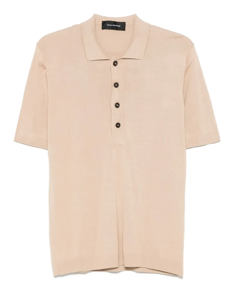 Tagliatore Kurzärmeliges Poloshirt - Nude Nude