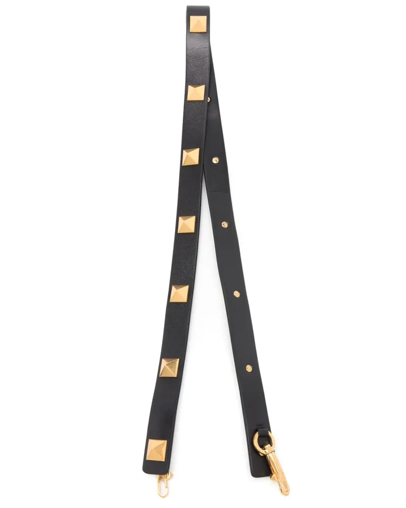 Valentino Garavani Rockstud Ledergürtel - Schwarz Schwarz