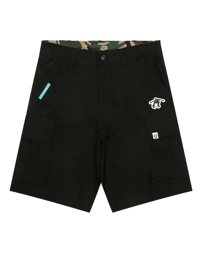 BAPE Klassische Cargo-Shorts - Schwarz Schwarz