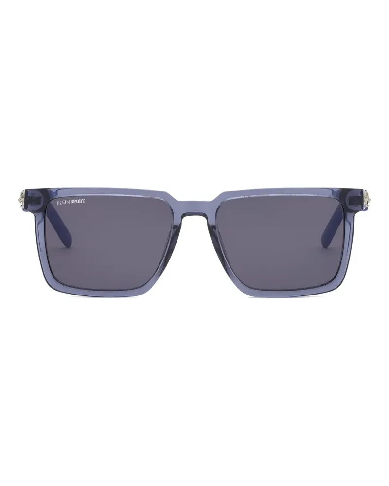 Philipp Plein Eckige Touchdown Sonnenbrille - Blau Blau