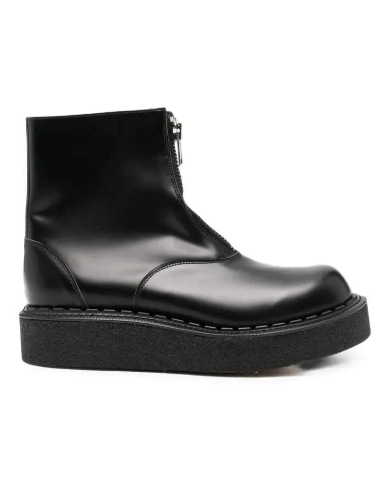 Comme des Garçons x George Cox zip-front boots - Schwarz Schwarz