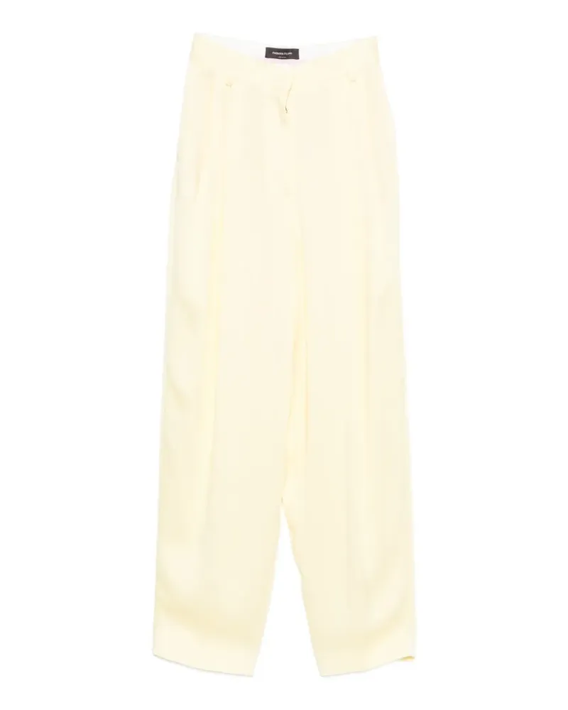Fabiana Filippi Plissierte Tapered-Hose - Gelb Gelb