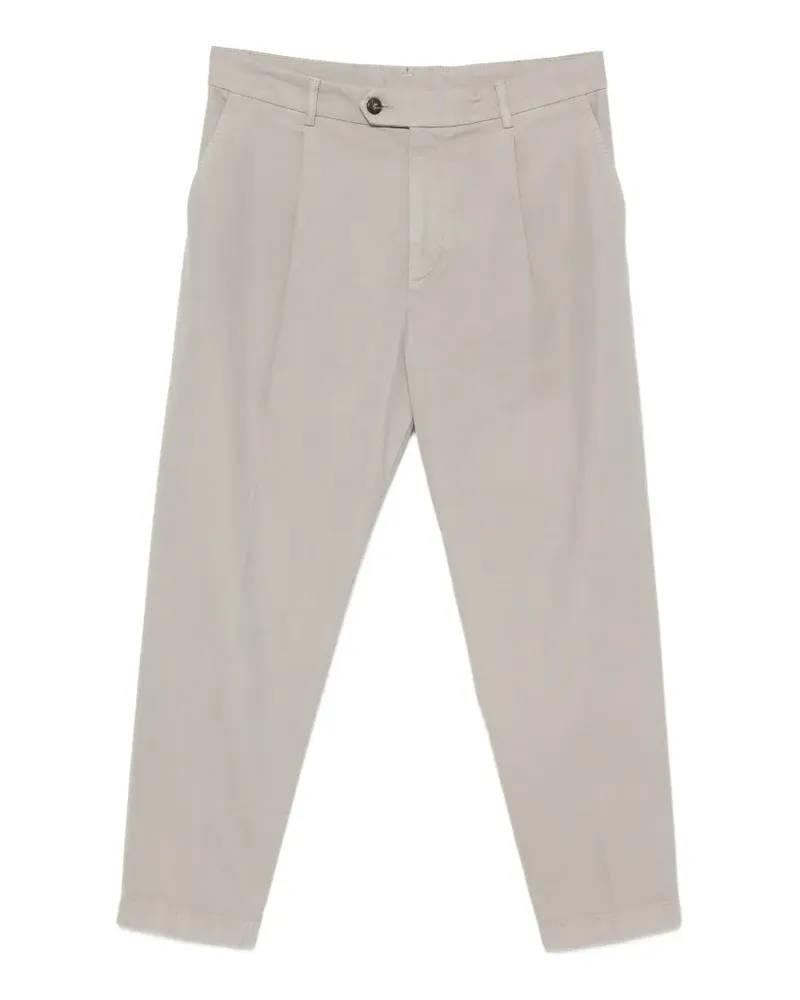 Eleventy Hose mit Bundfalten - Grün Grün