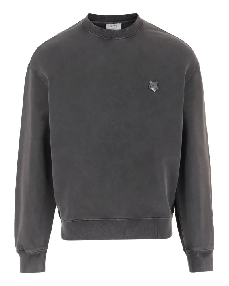 Kitsuné embroidered-logo sweatshirt - Grau Grau