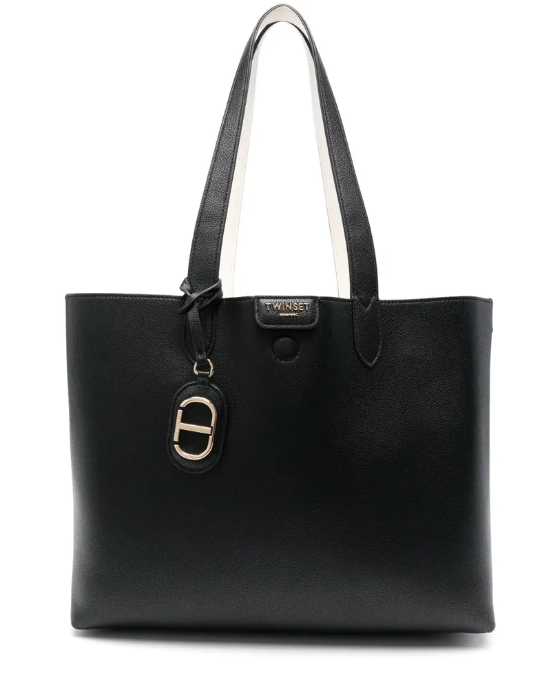 Twin-Set Everywhere Tote Bag - Schwarz Schwarz