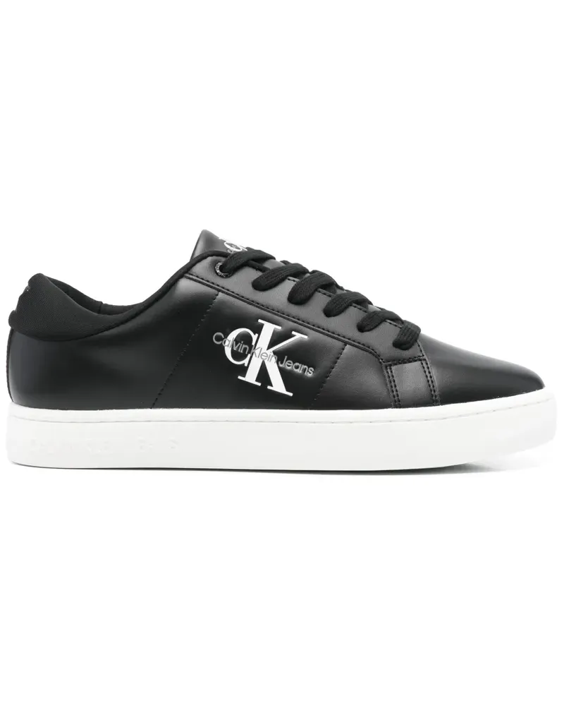 Calvin Klein Sneakers mit Logo-Prägung - Schwarz Schwarz