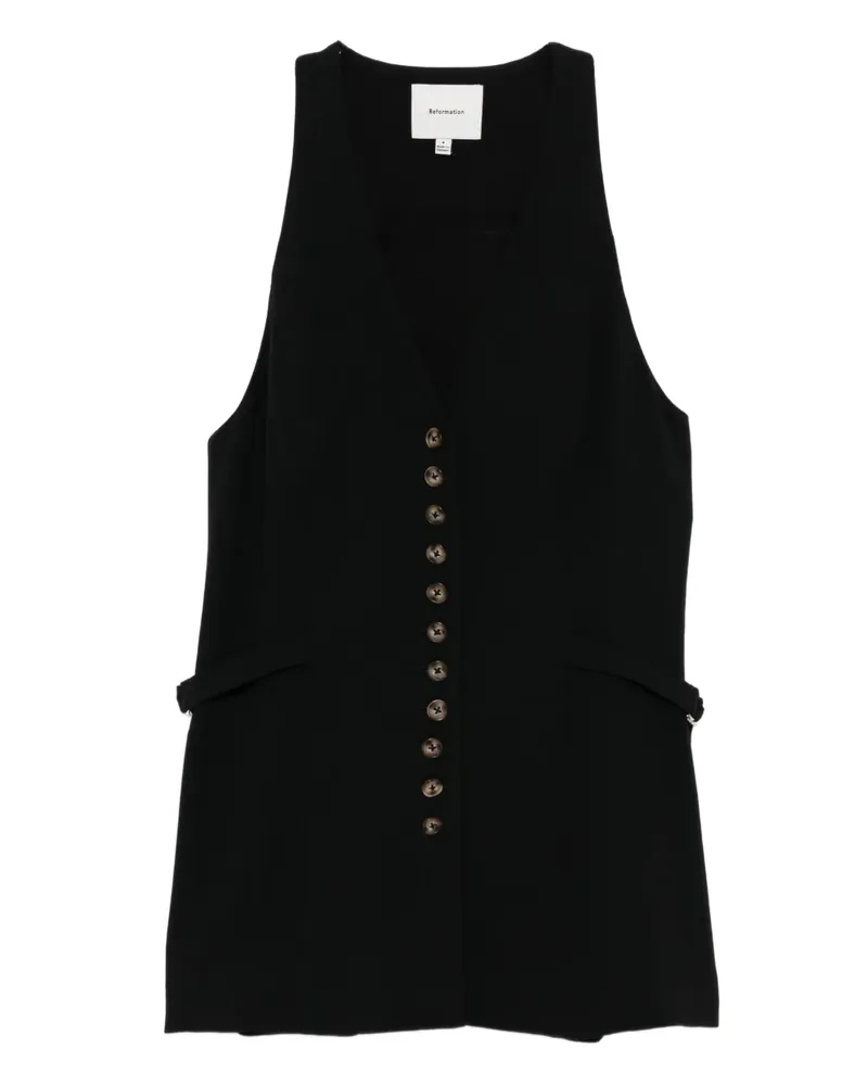 Reformation T-Rowe Weste - Schwarz Schwarz