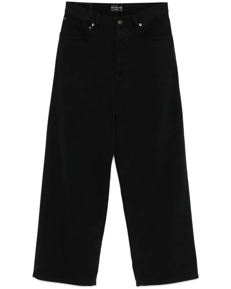 Balenciaga Jeans mit lockerem Schnitt - Schwarz Schwarz