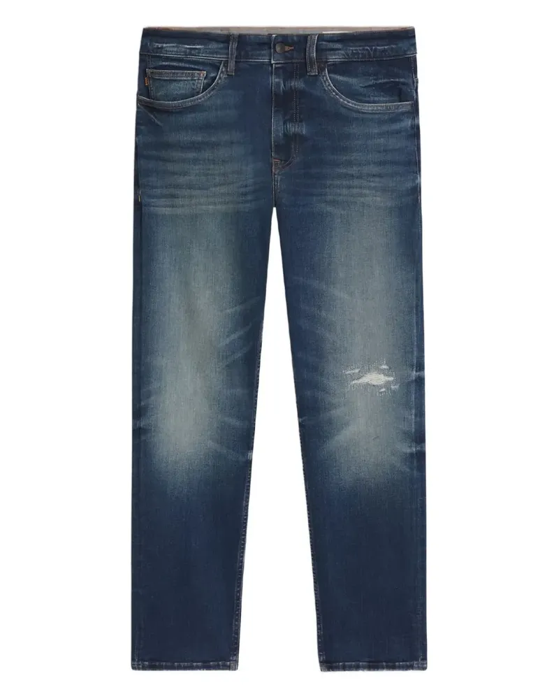 HUGO BOSS Jeans mit Distressed-Detail - Blau Blau