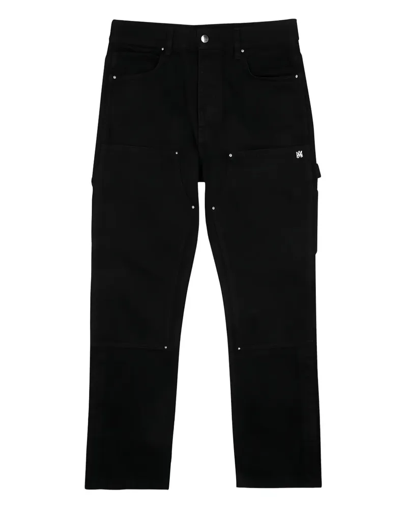 Amiri Carpenter Jeans mit Einsätzen - Schwarz Schwarz