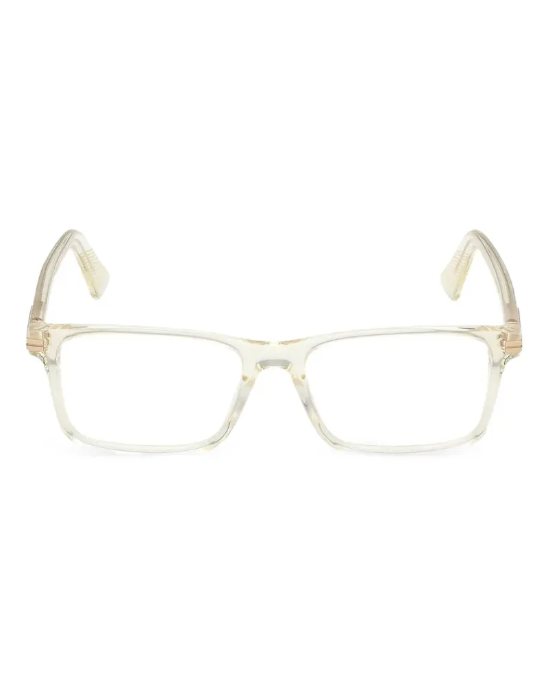 Ermenegildo Zegna Brille mit eckigem Gestell - Nude Nude