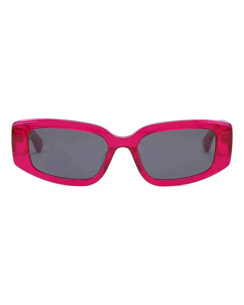 Kurt Geiger Sonnenbrille mit eckigem Gestell - Rosa Rosa
