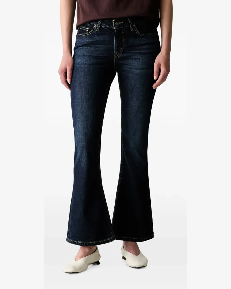 Levi's whiskering-effect jeans - Blau Blau
