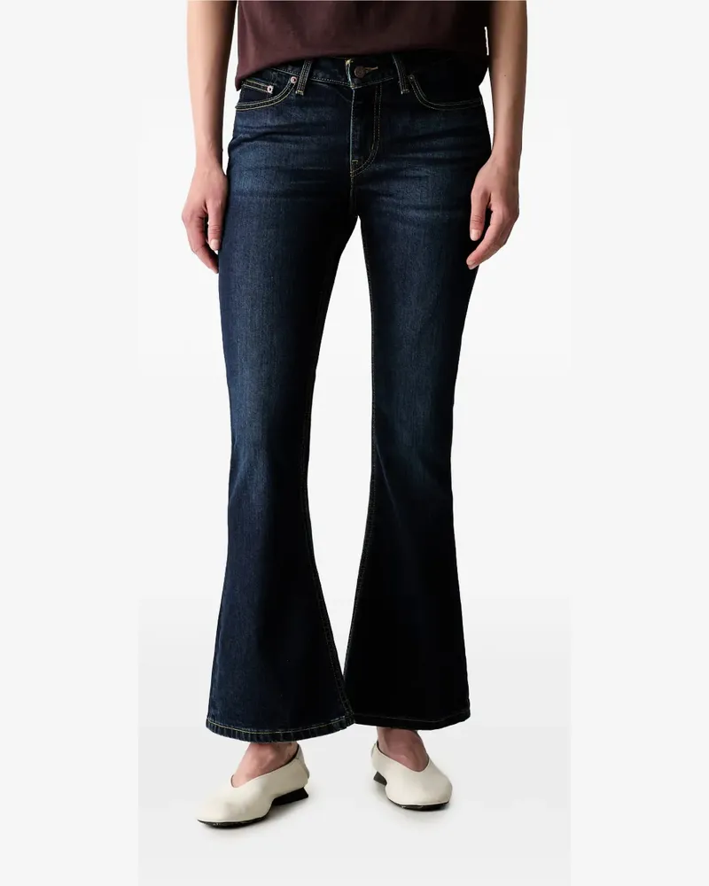 Levi's whiskering-effect jeans - Blau Blau