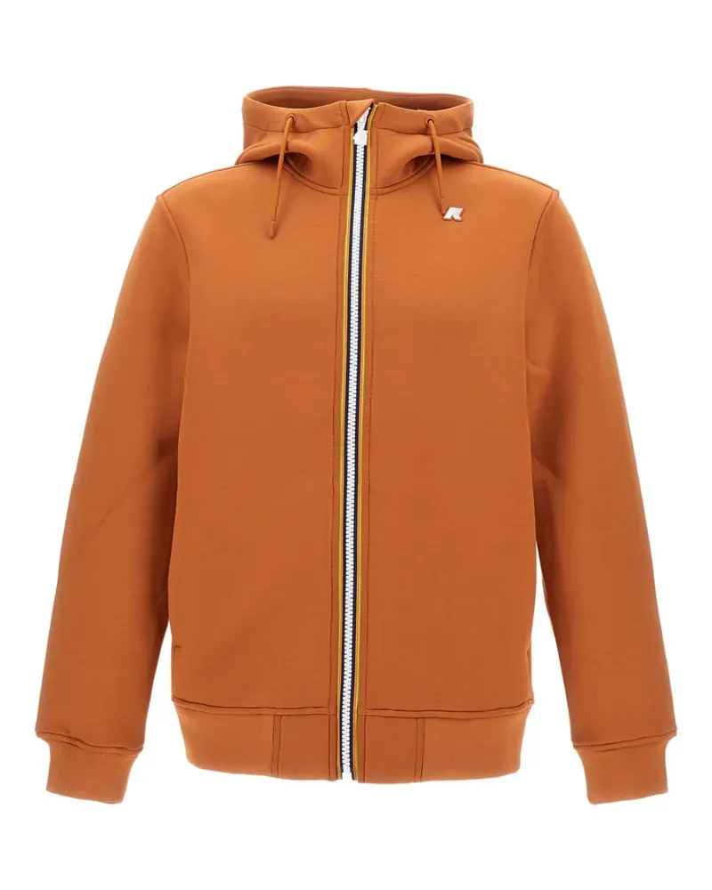 K-Way zip-up hoodie - Orange Orange