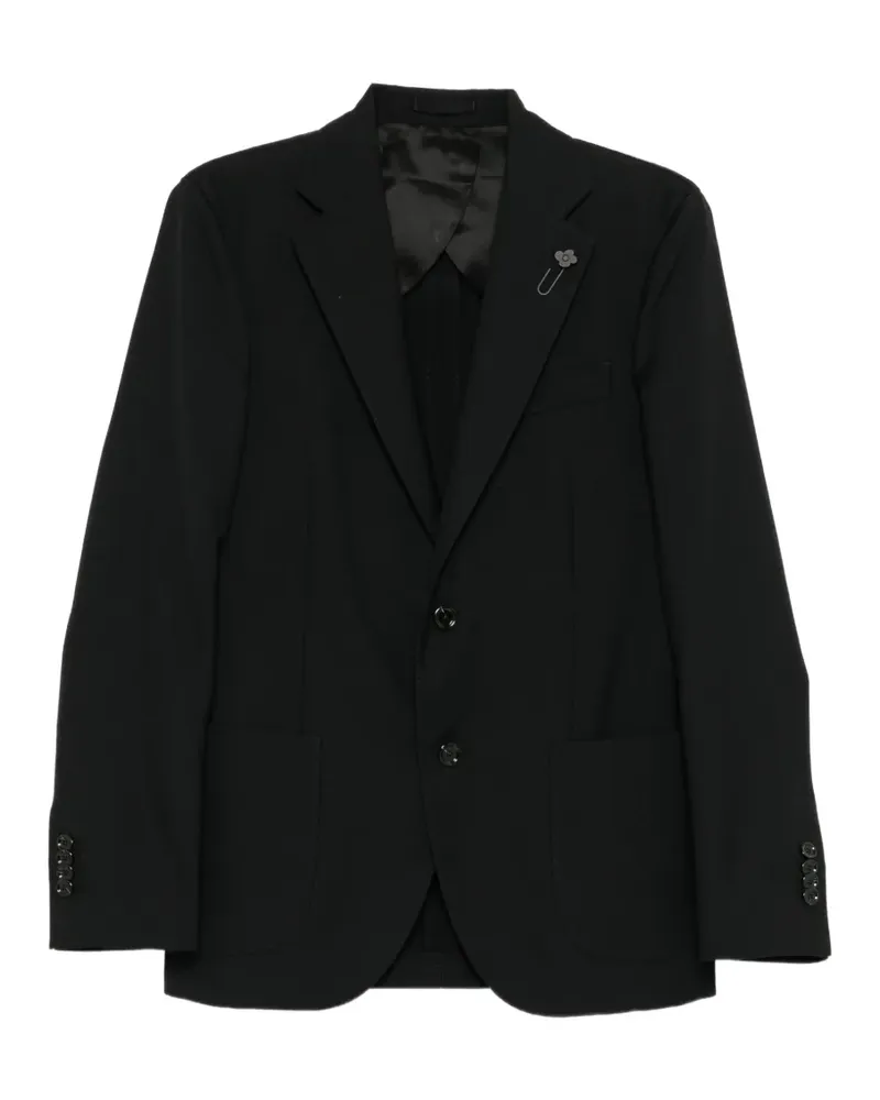 LARDINI wool single-breasted suit - Schwarz Schwarz
