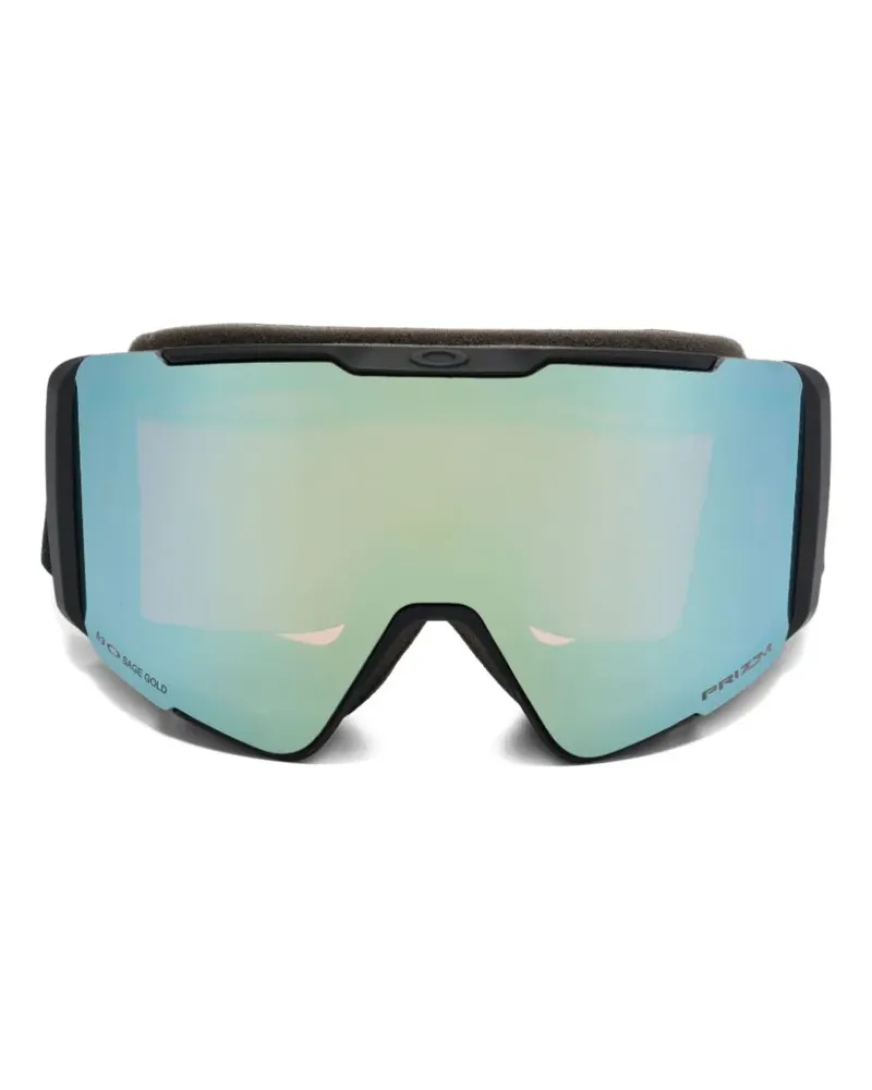 Oakley shield-frame ski glasses - Schwarz Schwarz