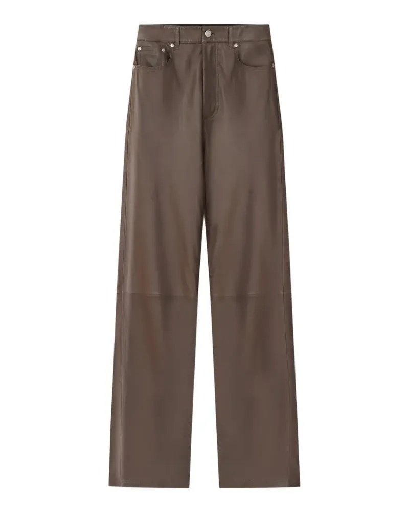 Nanushka Hoch sitzende Five-Pocket-Hose - Braun Braun