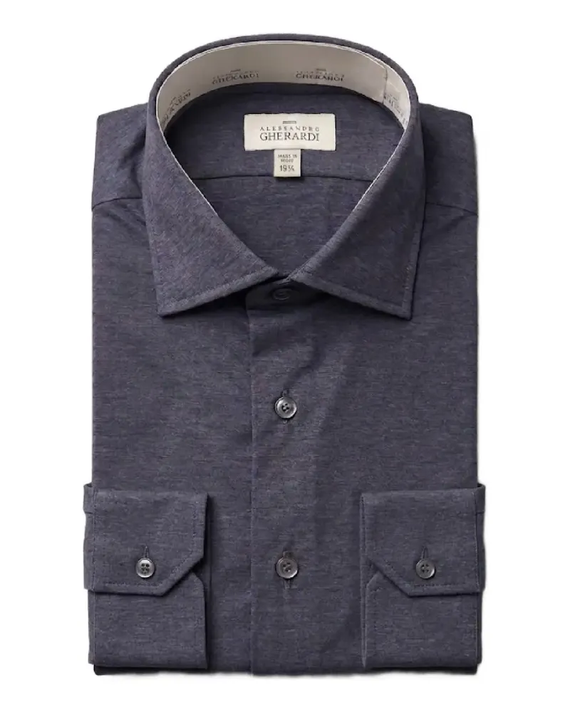 Alessandro Gherardi long-sleeved shirt - Grau Grau